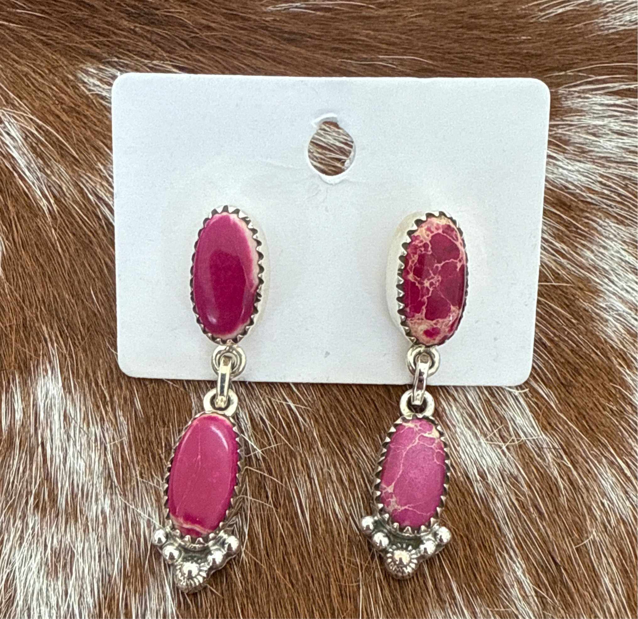 Little Desert Jasper Mutlicolored Earrings