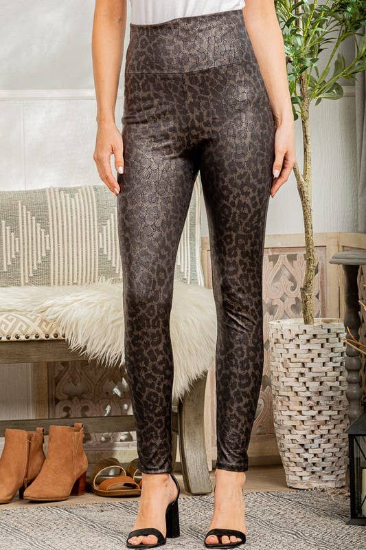 SLIM FIT HIGH WAIST LEGGINGS