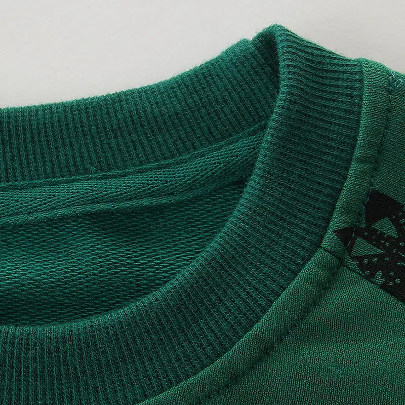 Kids Long Sleeve Sweatshirt with Animal Prints