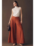 A-Line Palazzo Wide Leg Stripe Pants