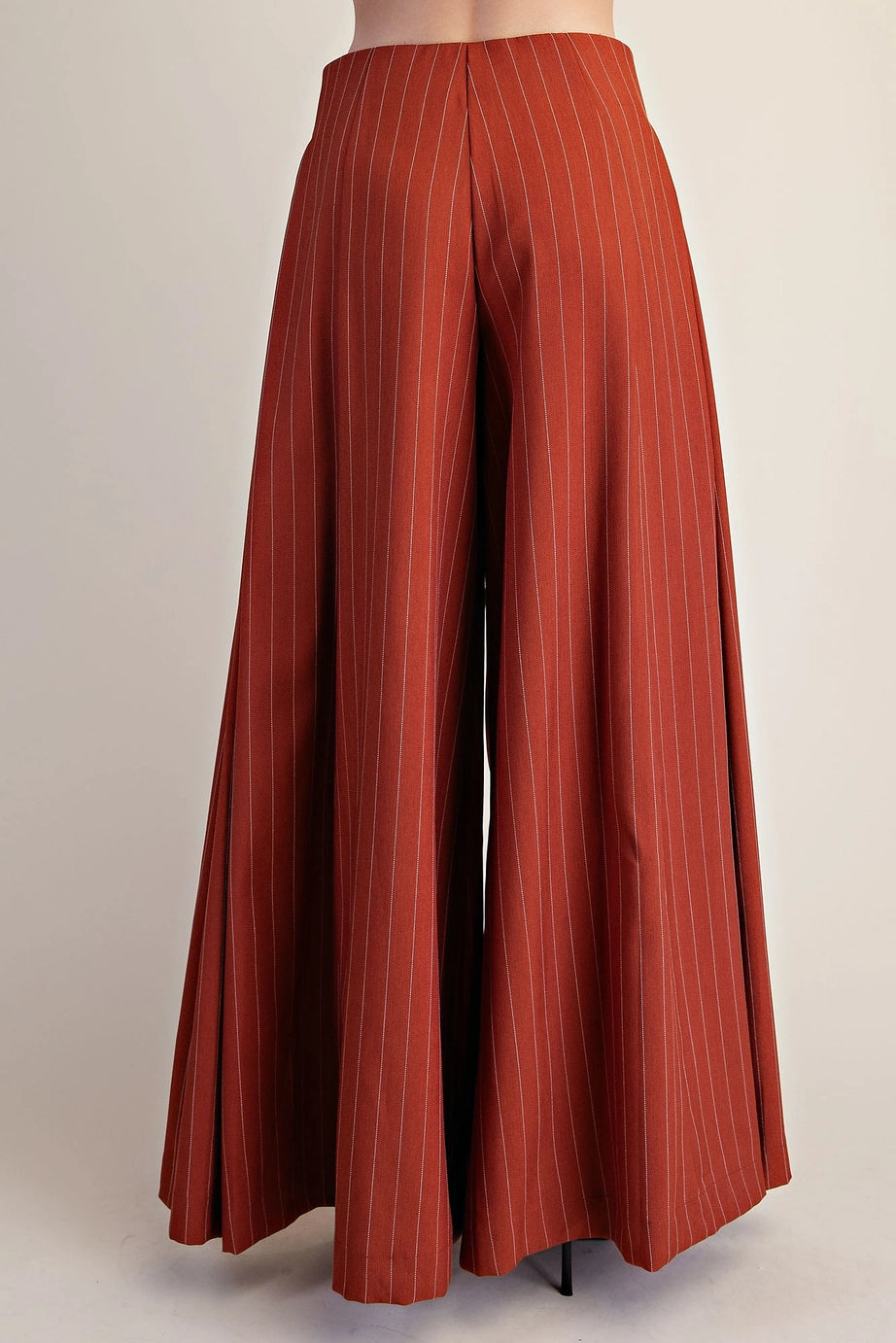 A-Line Palazzo Wide Leg Stripe Pants