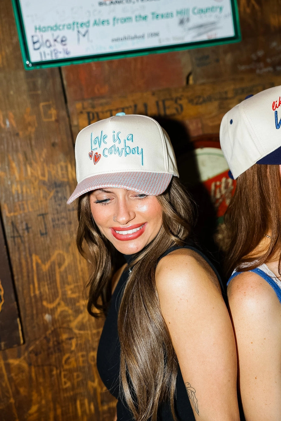 Love Is A Cowboy Canvas Cap