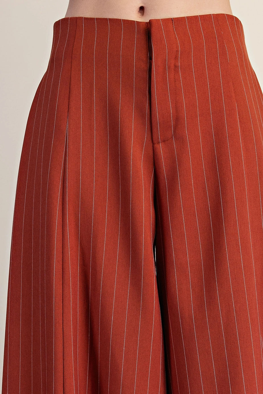 A-Line Palazzo Wide Leg Stripe Pants