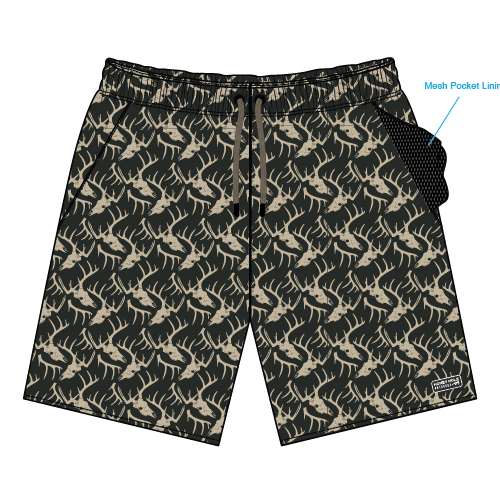 The Weekender Shorts - Deer Skulls