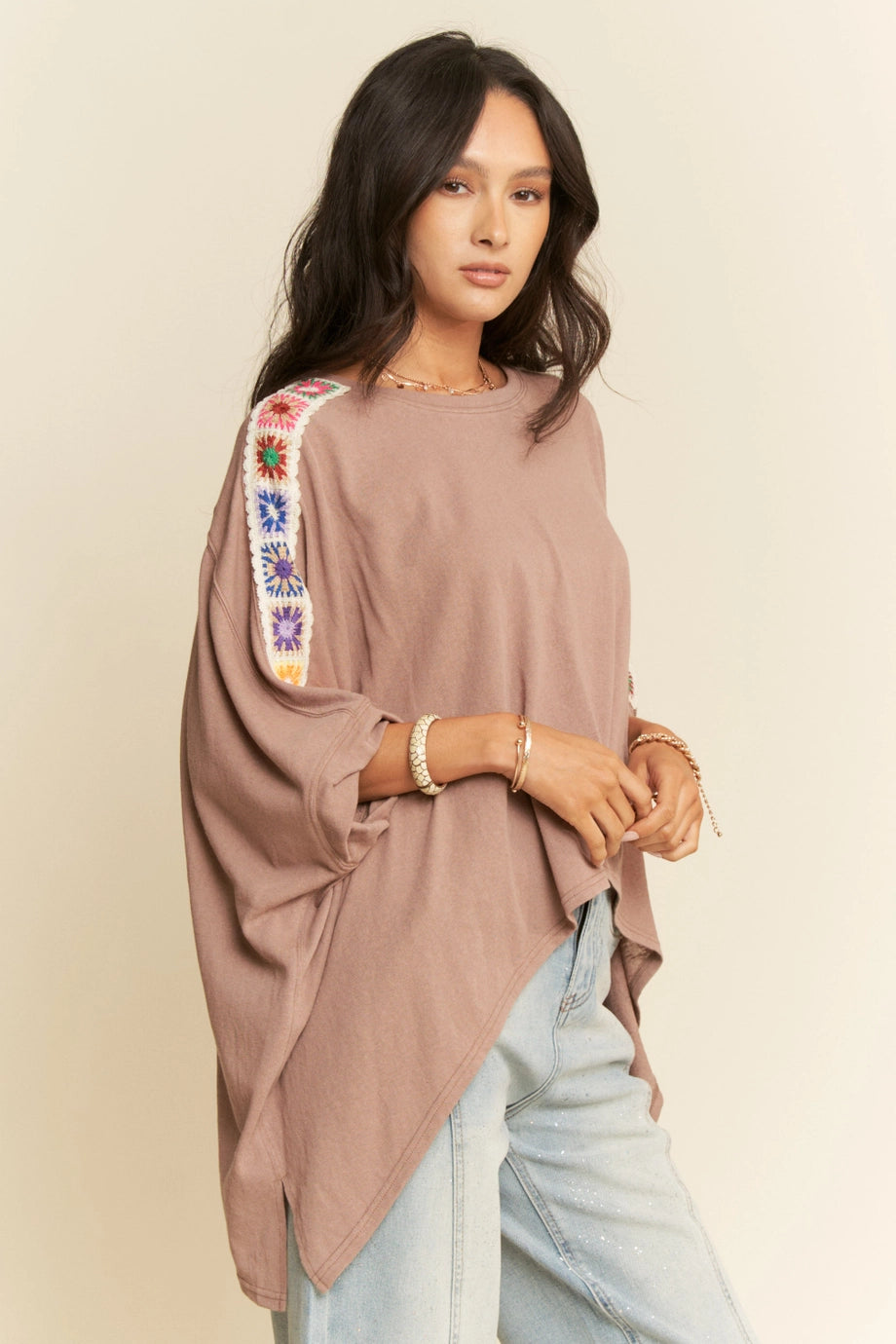 Crochet Trim Blouse