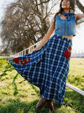 Sweet Blue Rodeo Skirt