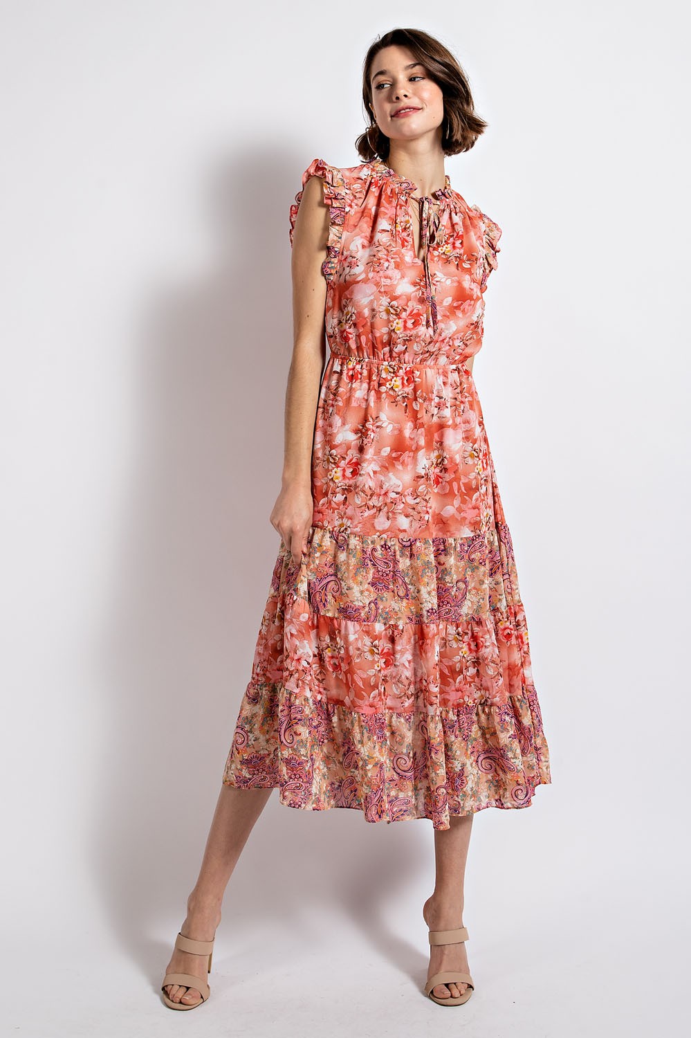 Floral Tiered Sun Dress