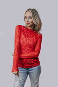 Madly in Love Lace Top