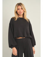 ANWND CROPPED Crewneck Sweatshirt