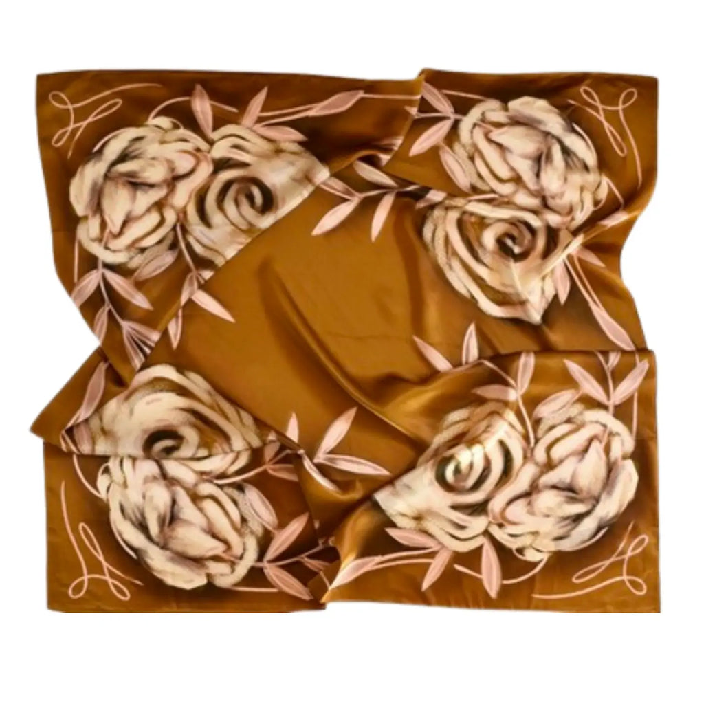 Rustic Wild Roses Large Wild Rag