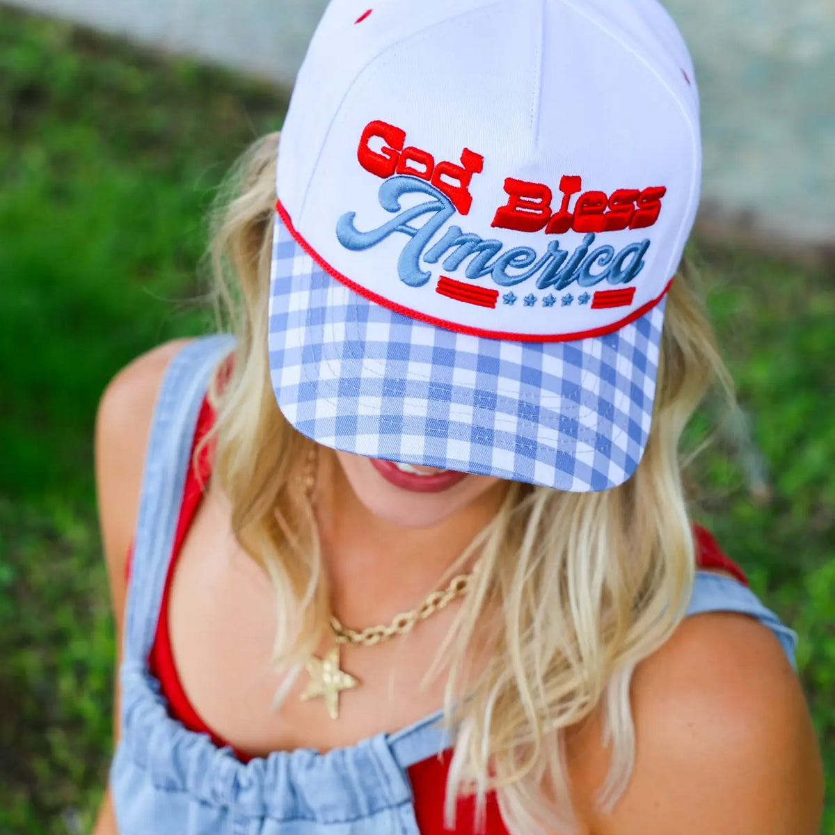 God Bless America Trucker Hat