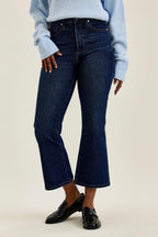 HW Amy Kick Flare Dk Rustic Indigo