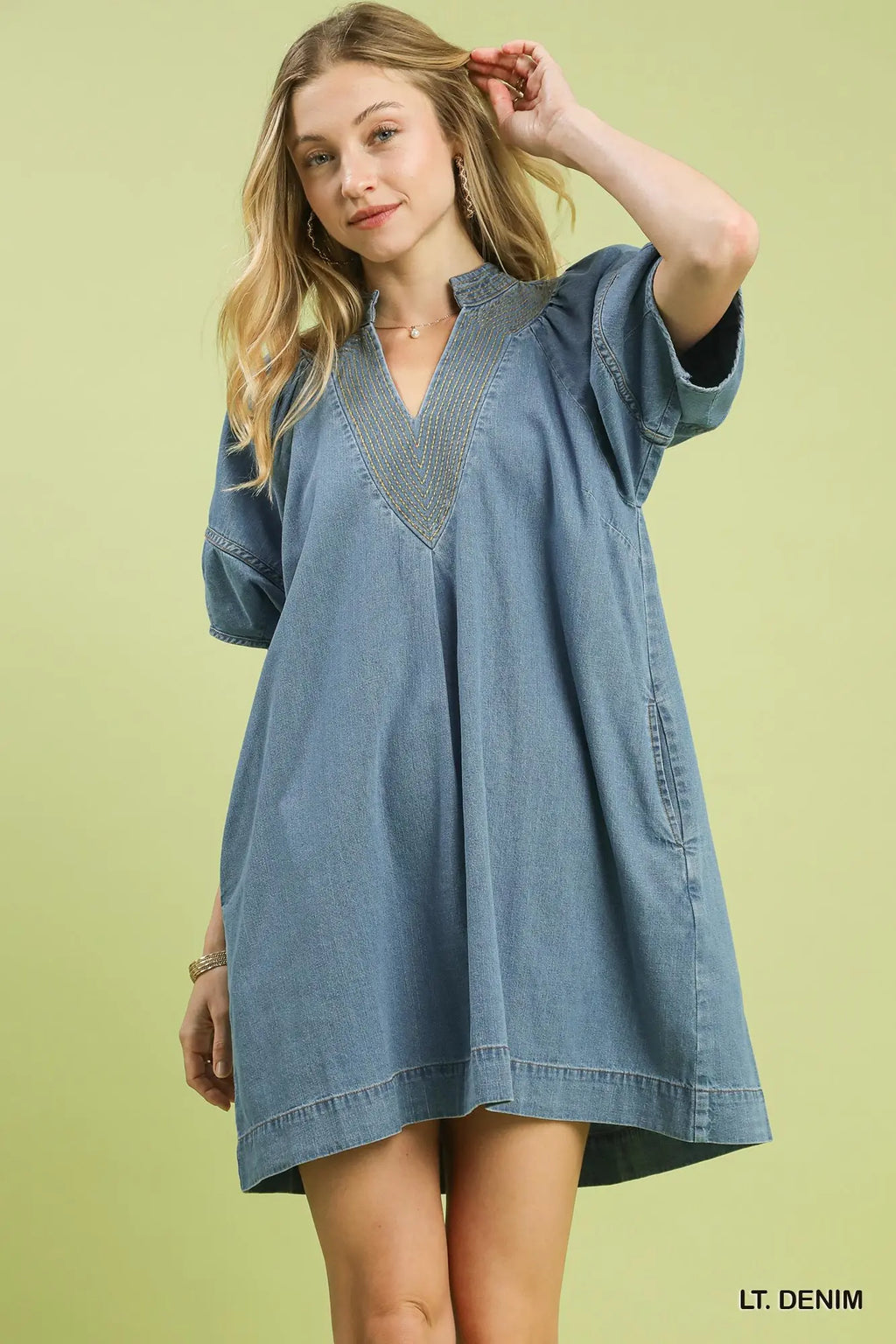 Denim Mini Dress