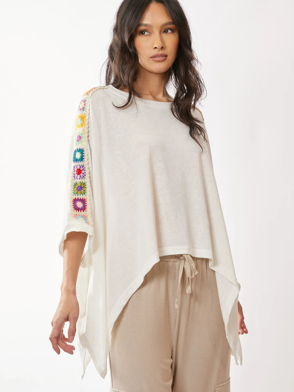 Crochet Trim Blouse