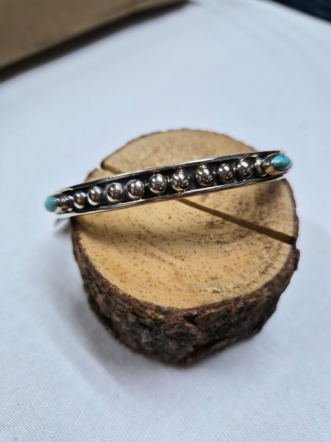 Kingman Turquoise Bangle #58