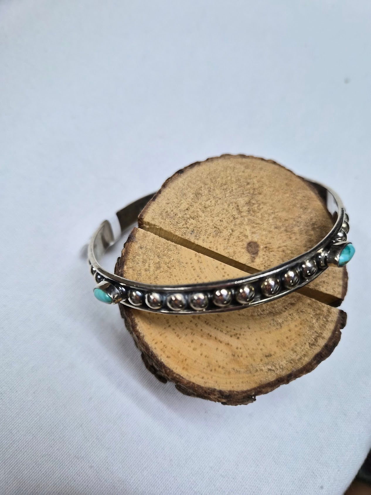 Kingman Turquoise Bangle #58