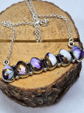 6 Stone Bar Necklace #59