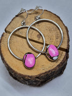 Cotton Candy Hoop Earring #56