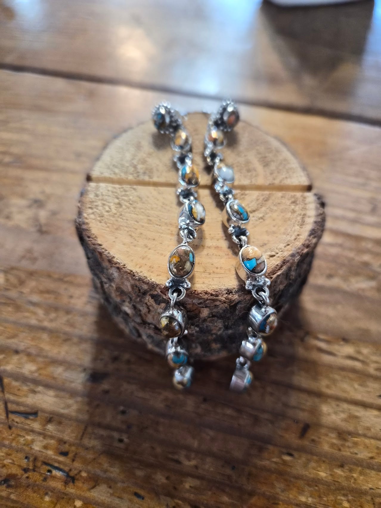 Spiny Turquoise Earring #65