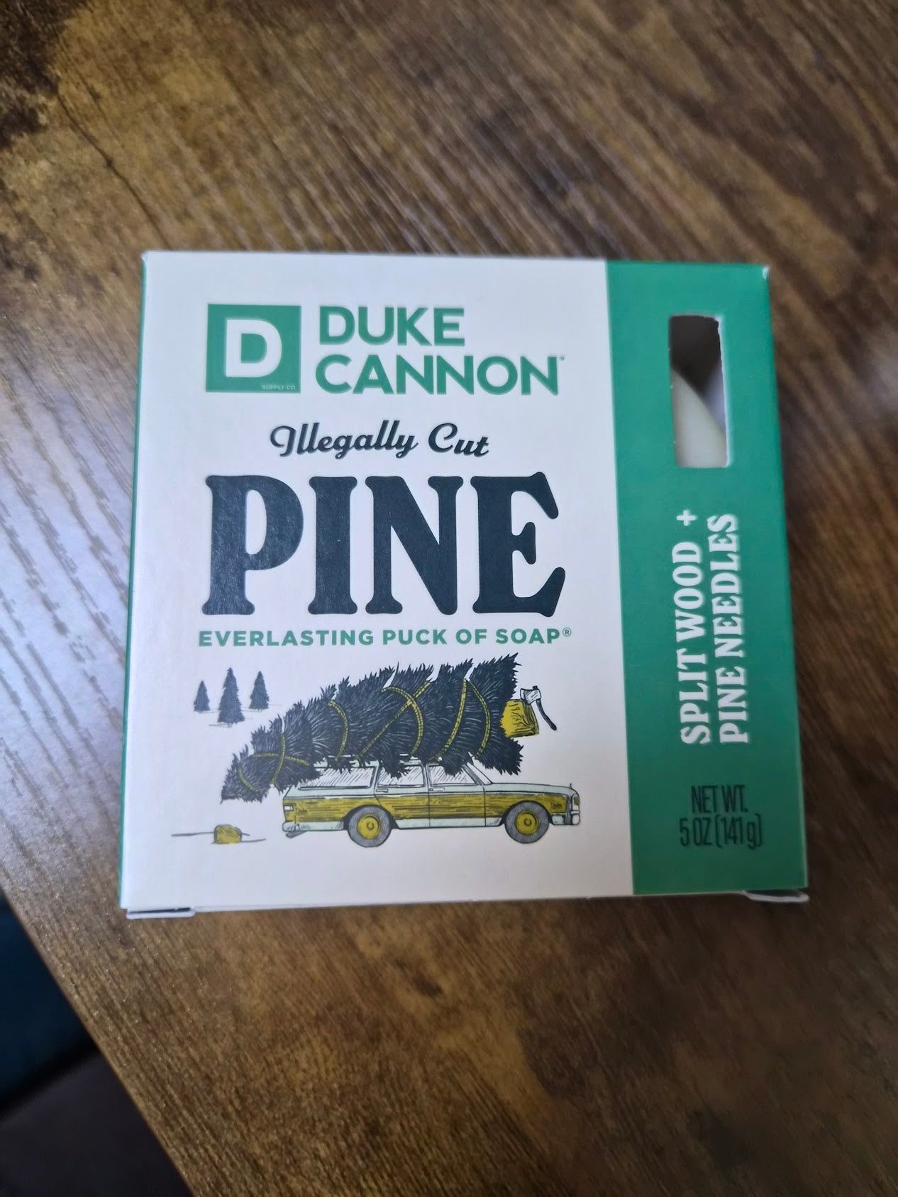 Illegally Cut Pine Tree Soap Puck