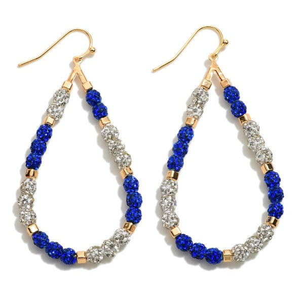 Beaded Teardrop Earrings