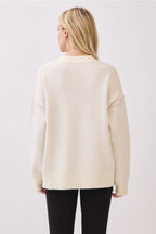 Western Horseshoe Cactus Knit Sweater