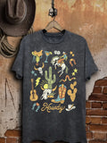 Howdy Western Graphic Top
