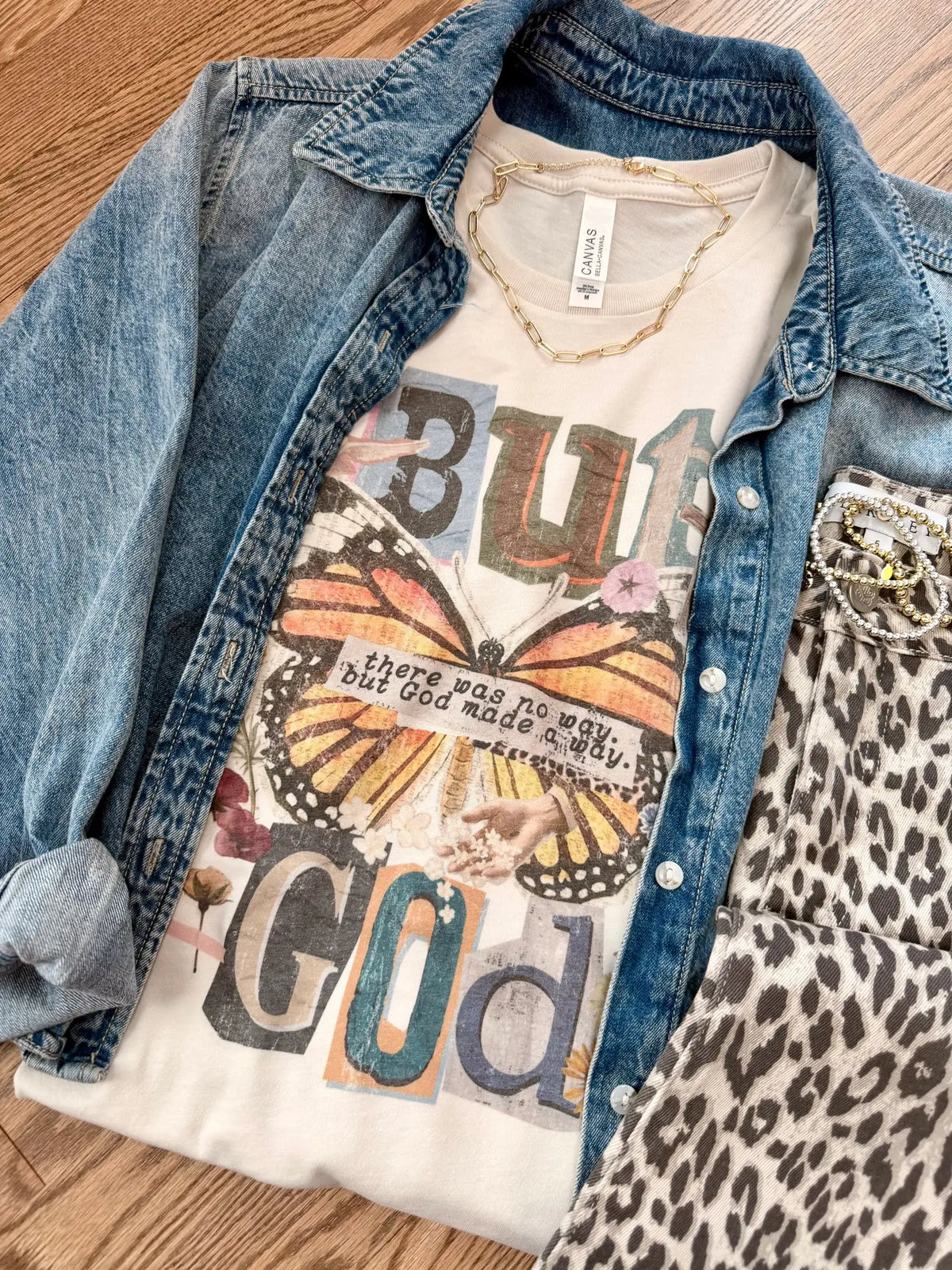 Boho Butterfly God Graphic Tee