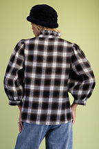 Plaid Soft Washed Top