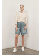 Hendry 3/4 Sleeves See Through Cardigan