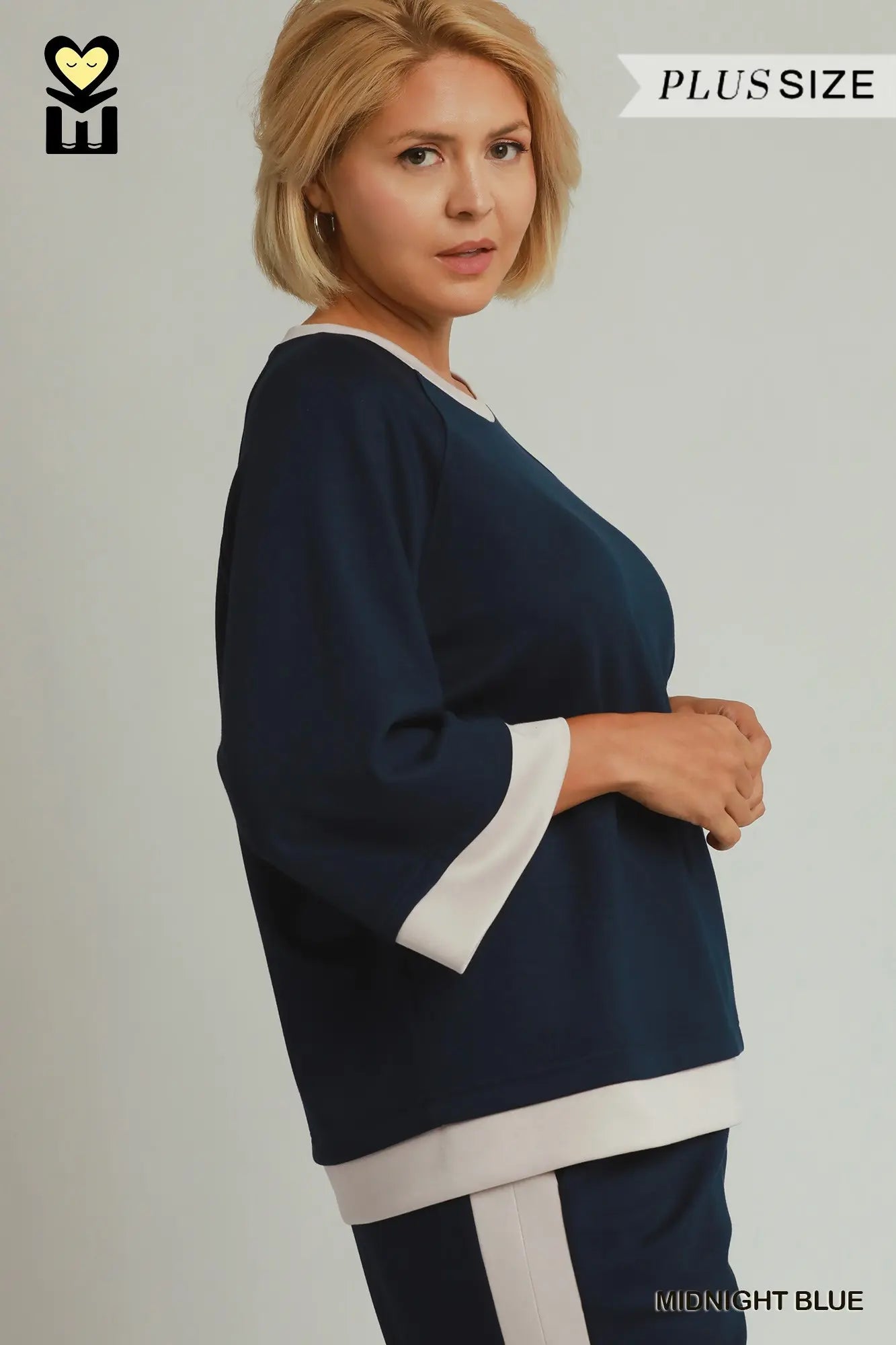 Colorblock Crewneck Raglan Sleeve Top