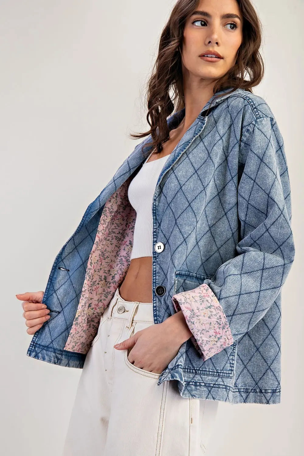 Washed Quilted Jacket