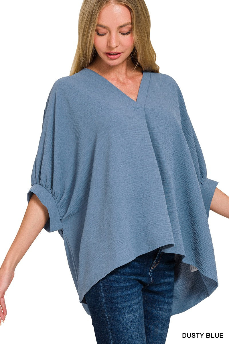 Flowy V-Neck Top