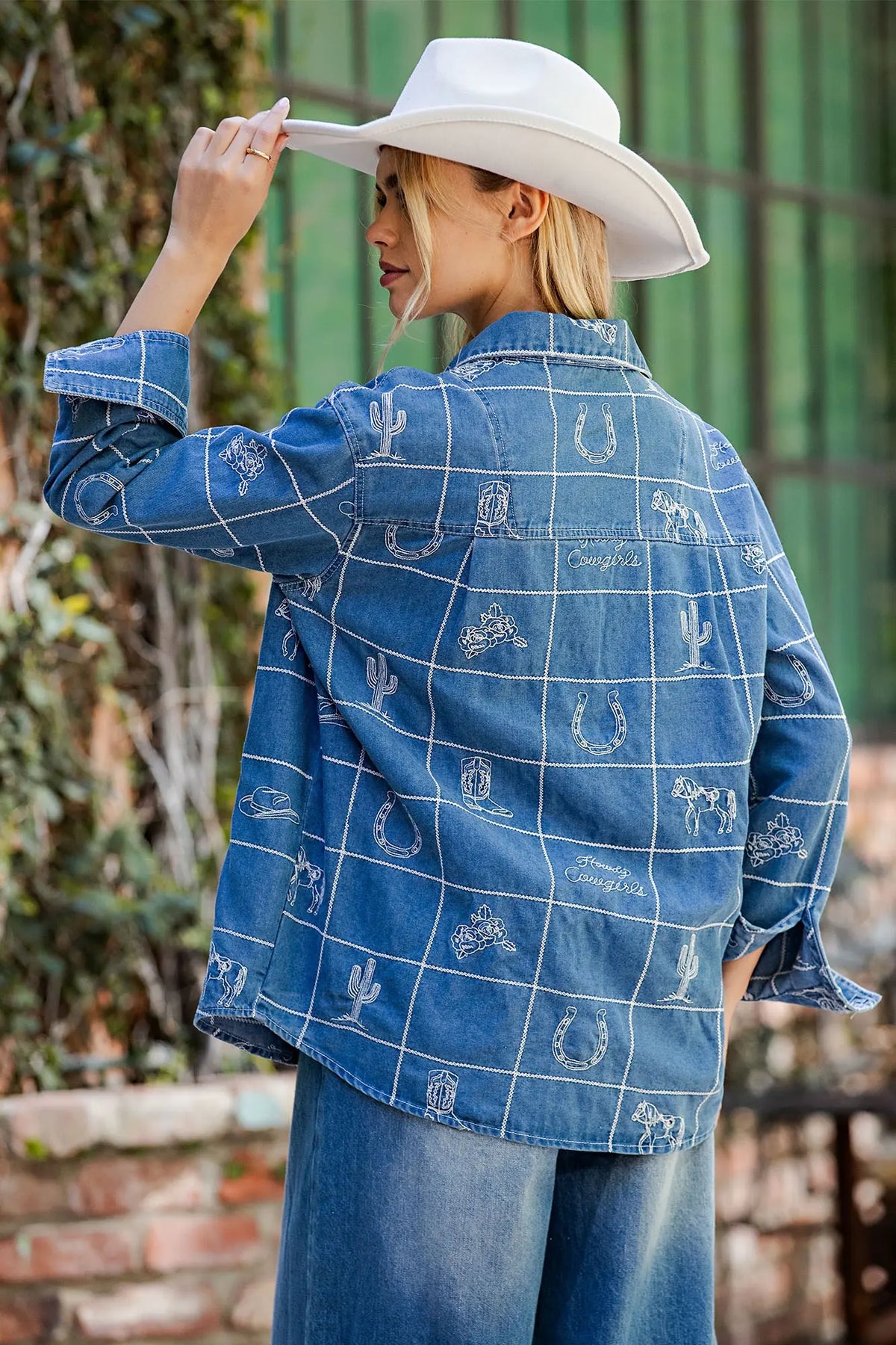 Mineral Washed Western Button Down