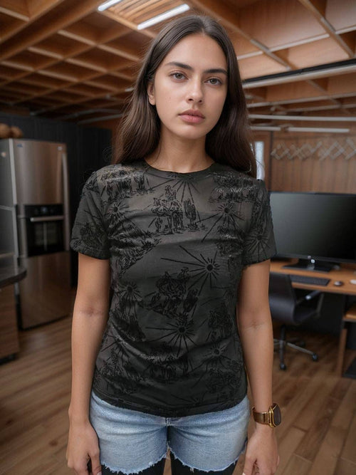 Burn Out SL Mesh Top