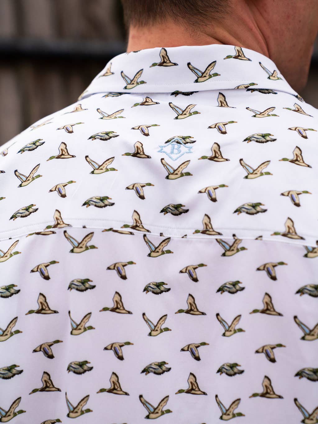 Mallard Ducks Performance Button Up