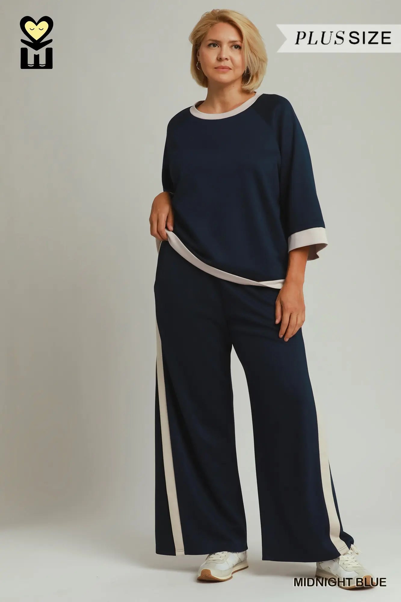 Colorblock Crewneck Raglan Sleeve Top