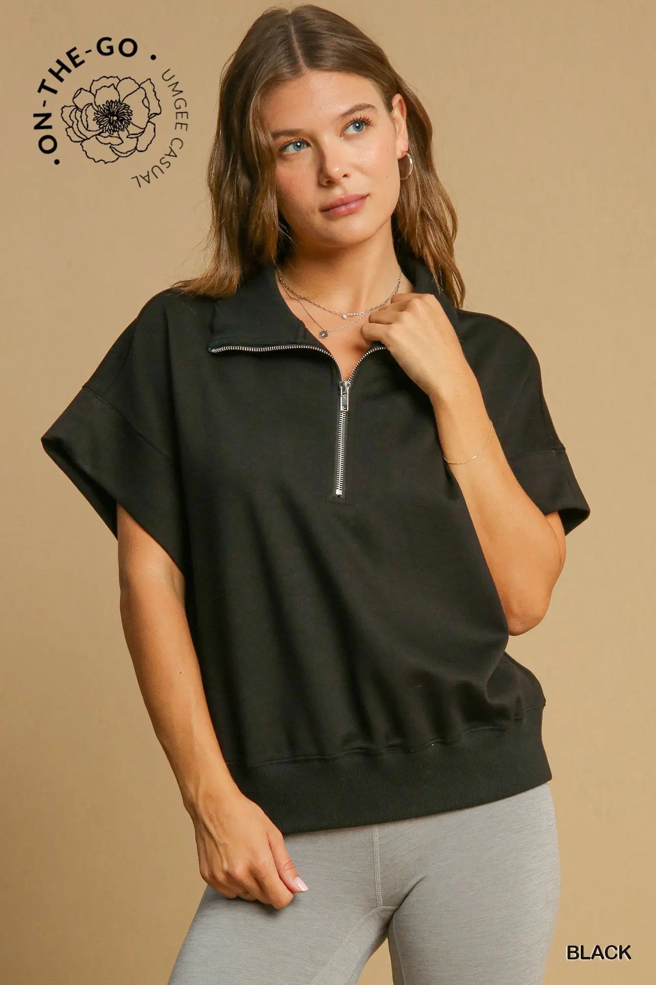 Luxeknit Half Zip Sweatshirt