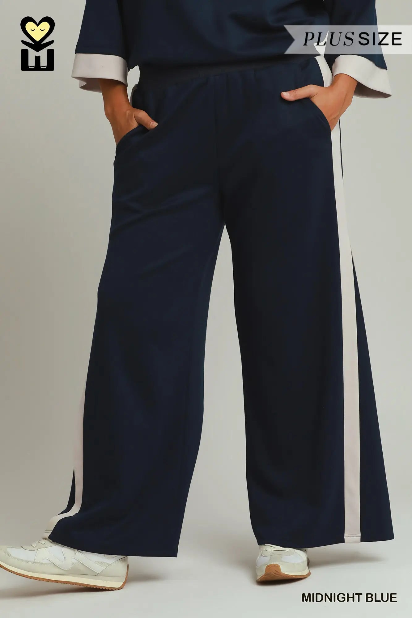 Colorblock Straight Pants 27