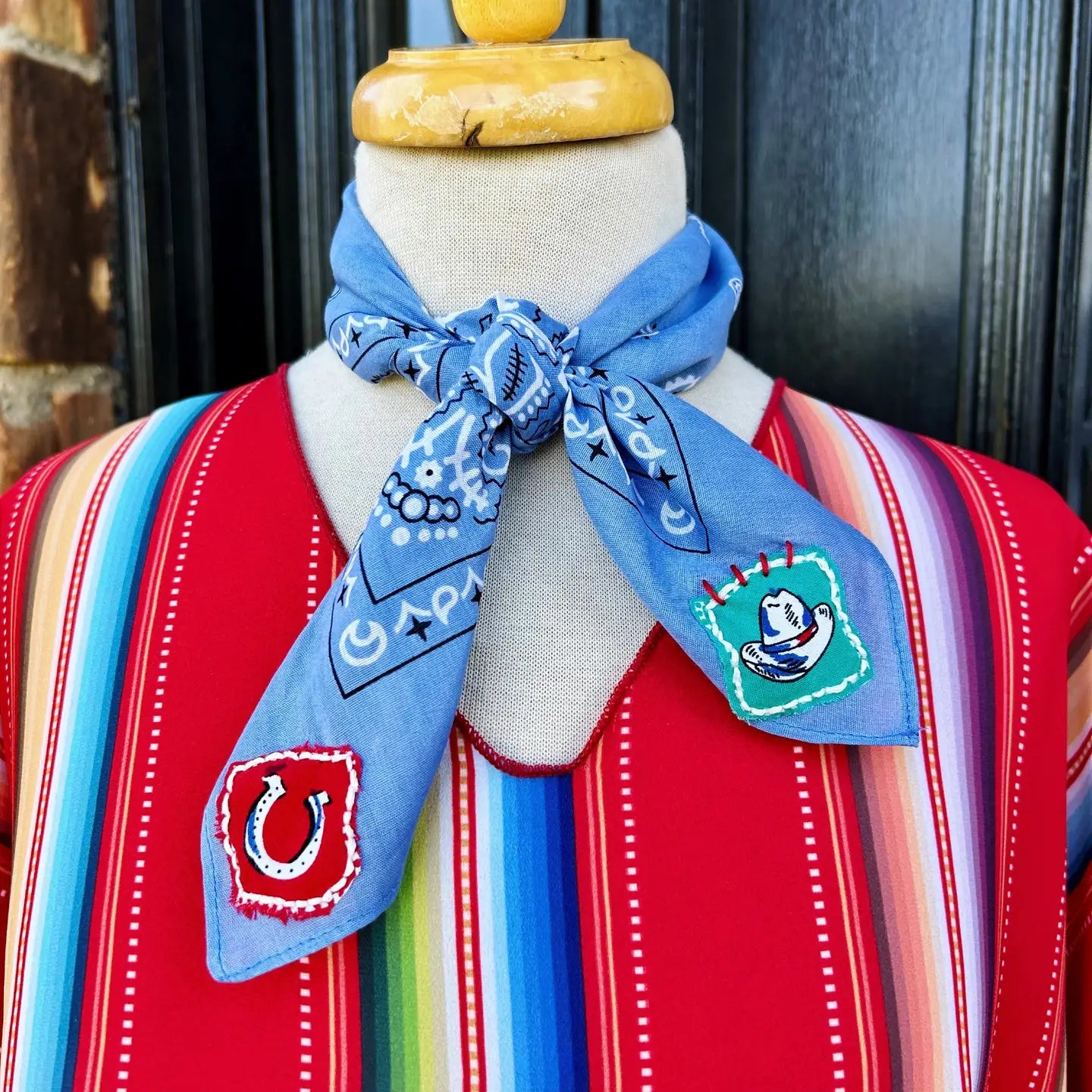 Jackson Hole Embroidered Bandana