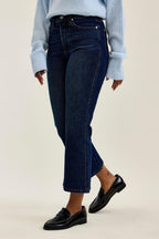 HW Amy Kick Flare Dk Rustic Indigo