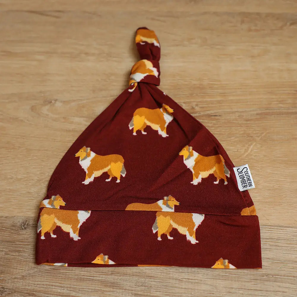 Collie Bamboo Knotted Hat