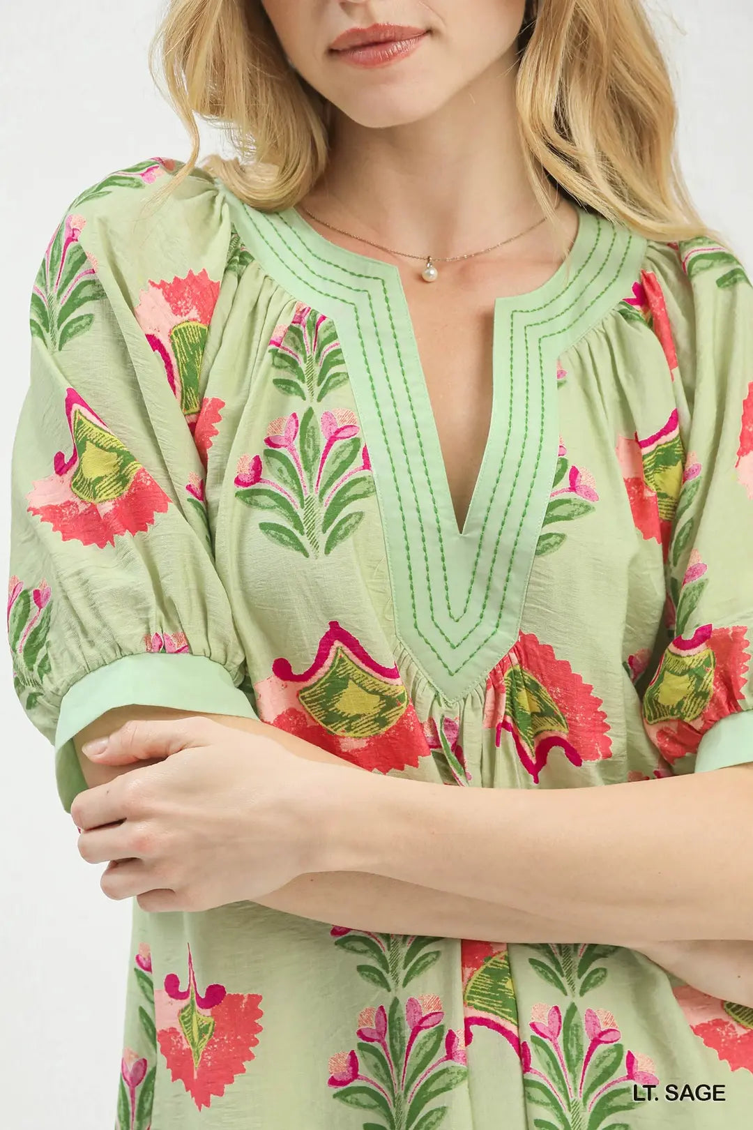 Abstract Print Mini Dress