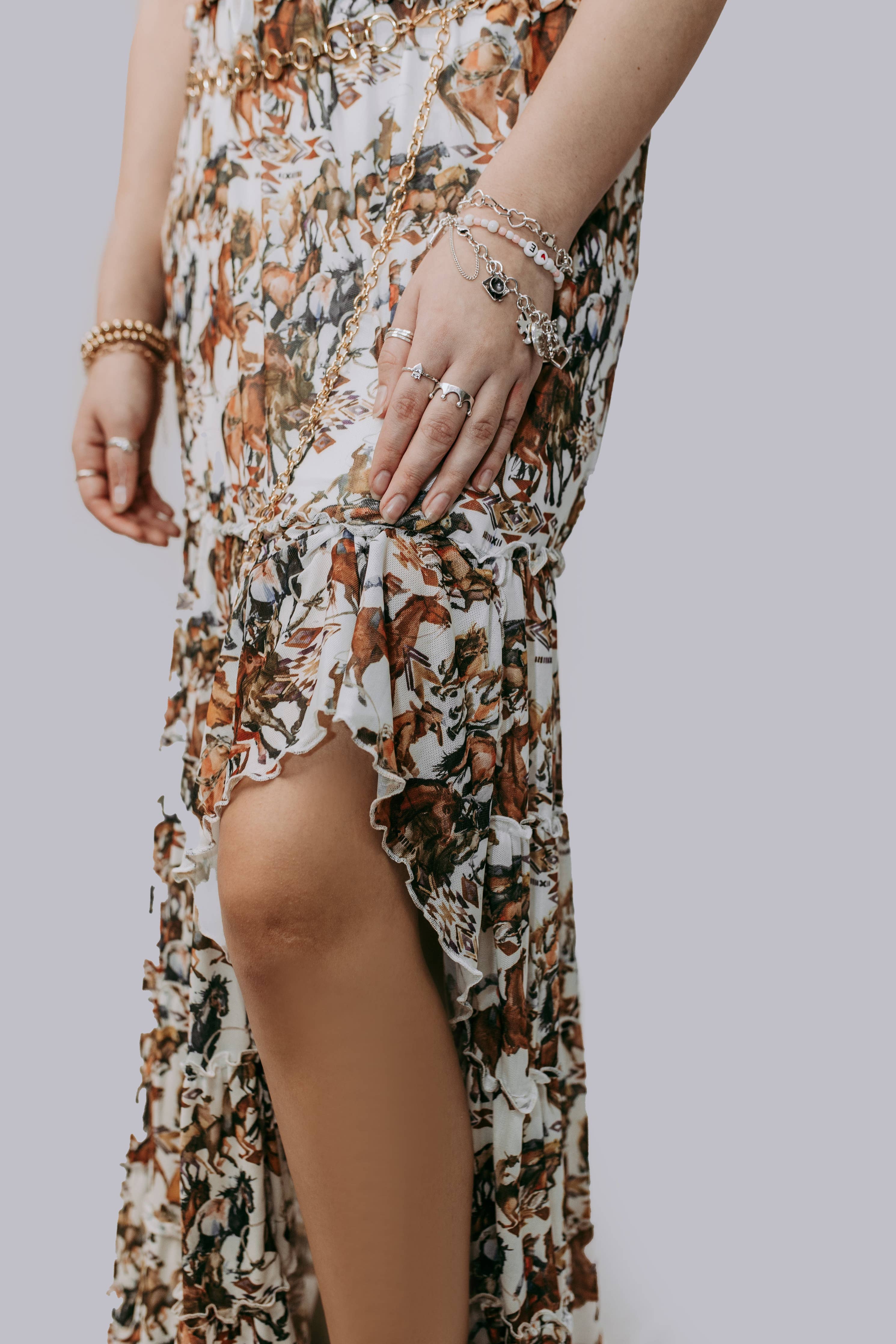 Buckaroo Mesh Maxie Skirt