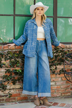 Mineral Washed Western Button Down