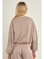 ANWND CROPPED Crewneck Sweatshirt