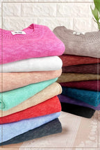 Loose Fit Sleeveless Ribbed Knit Crew Neck Top