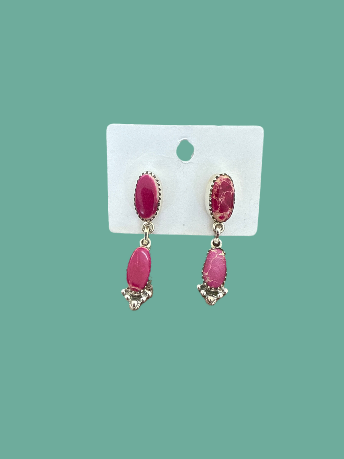 Little Desert Jasper Mutlicolored Earrings