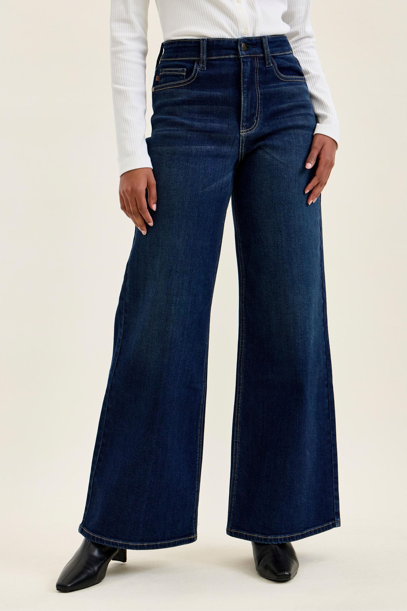 LUX Retro Wide Jeans HW