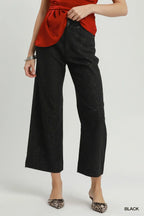 Shimmer Wide-Leg Pants